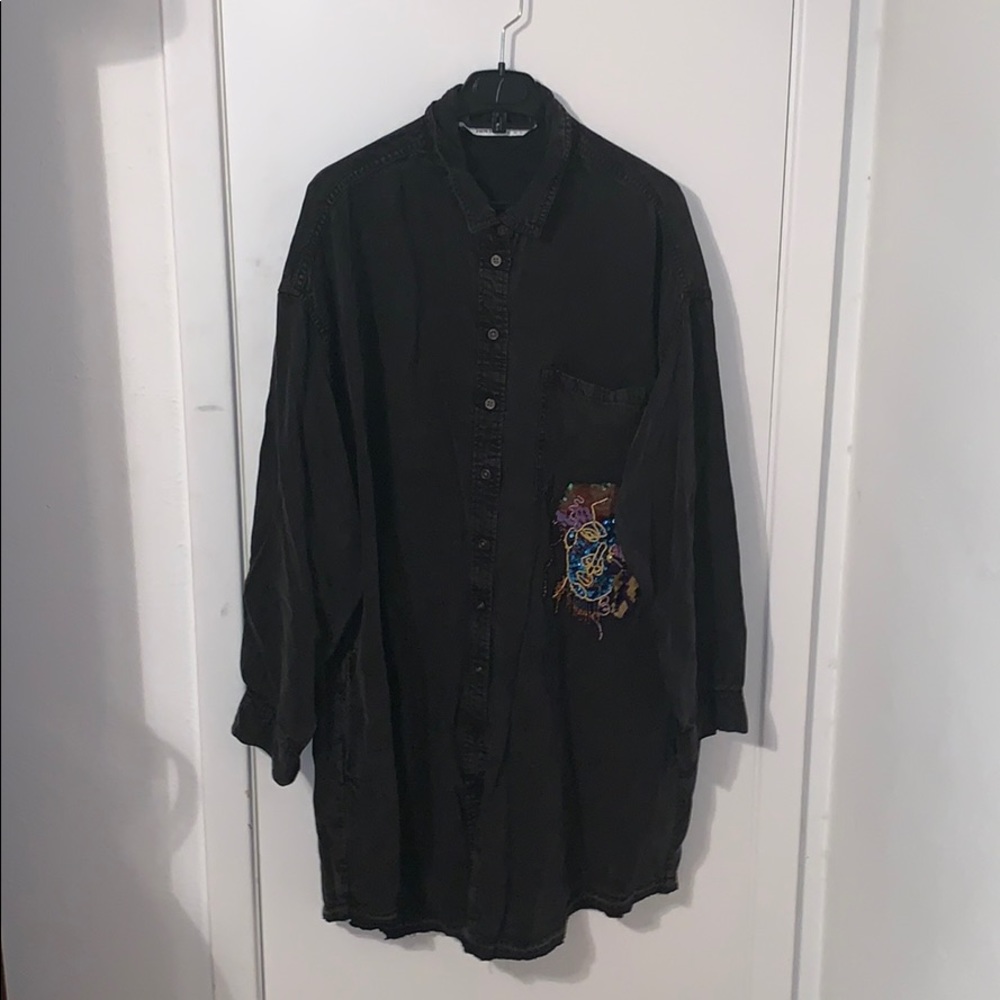 Zara women’s shirt dress